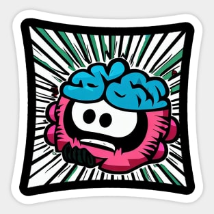 brainfart Sticker